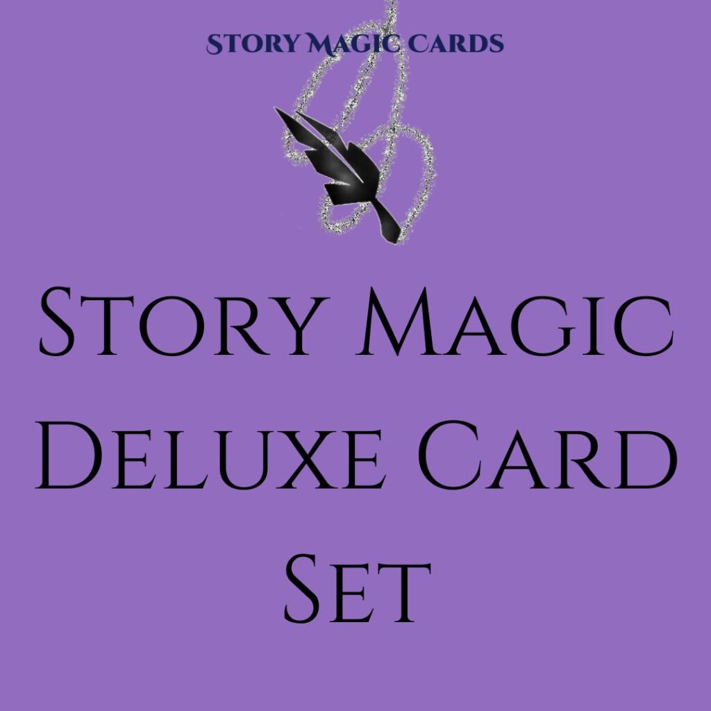 Deluxe Story Magic Card Set, including wooden box with dividers